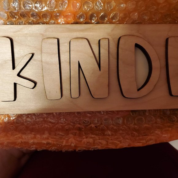 DIY "Kindi" Wooden Name Puzzle - Picture 1 of 3